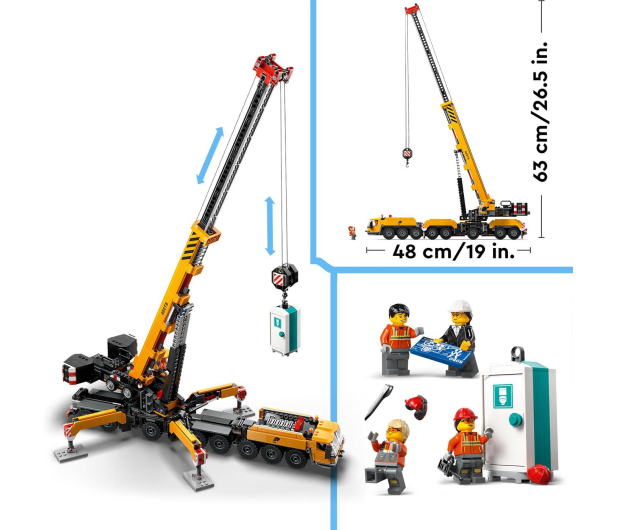 LEGO Outlet City 60409 Żółty ruchomy żuraw - 1566042 - zdjęcie 4